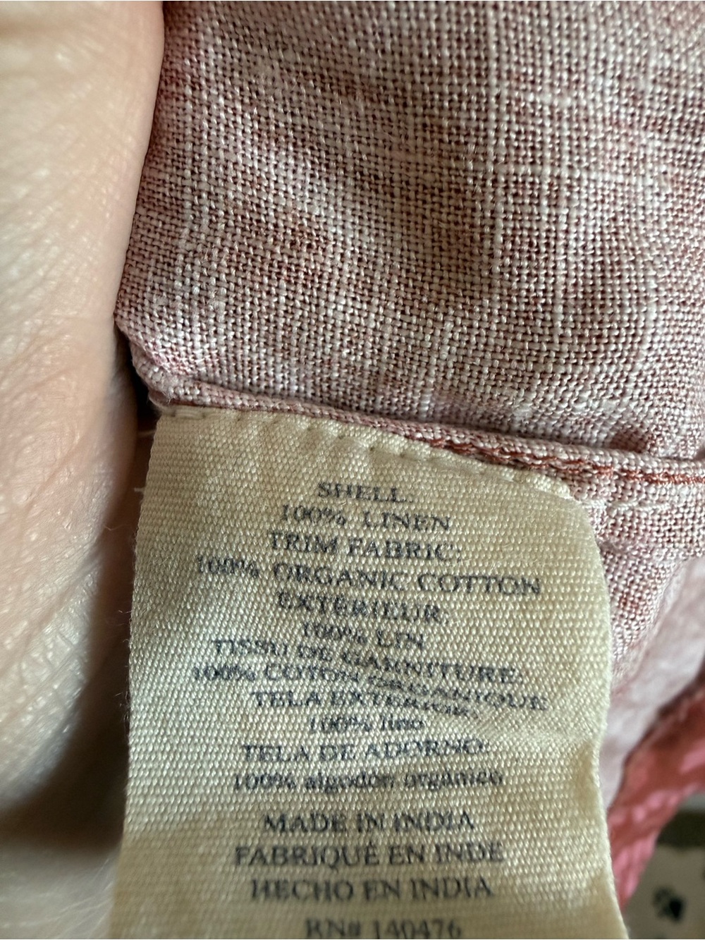 Faherty x Anna Kahalekulu Kendall Linen Maxi Dress Red Naupaka S - Picture 5 of 6